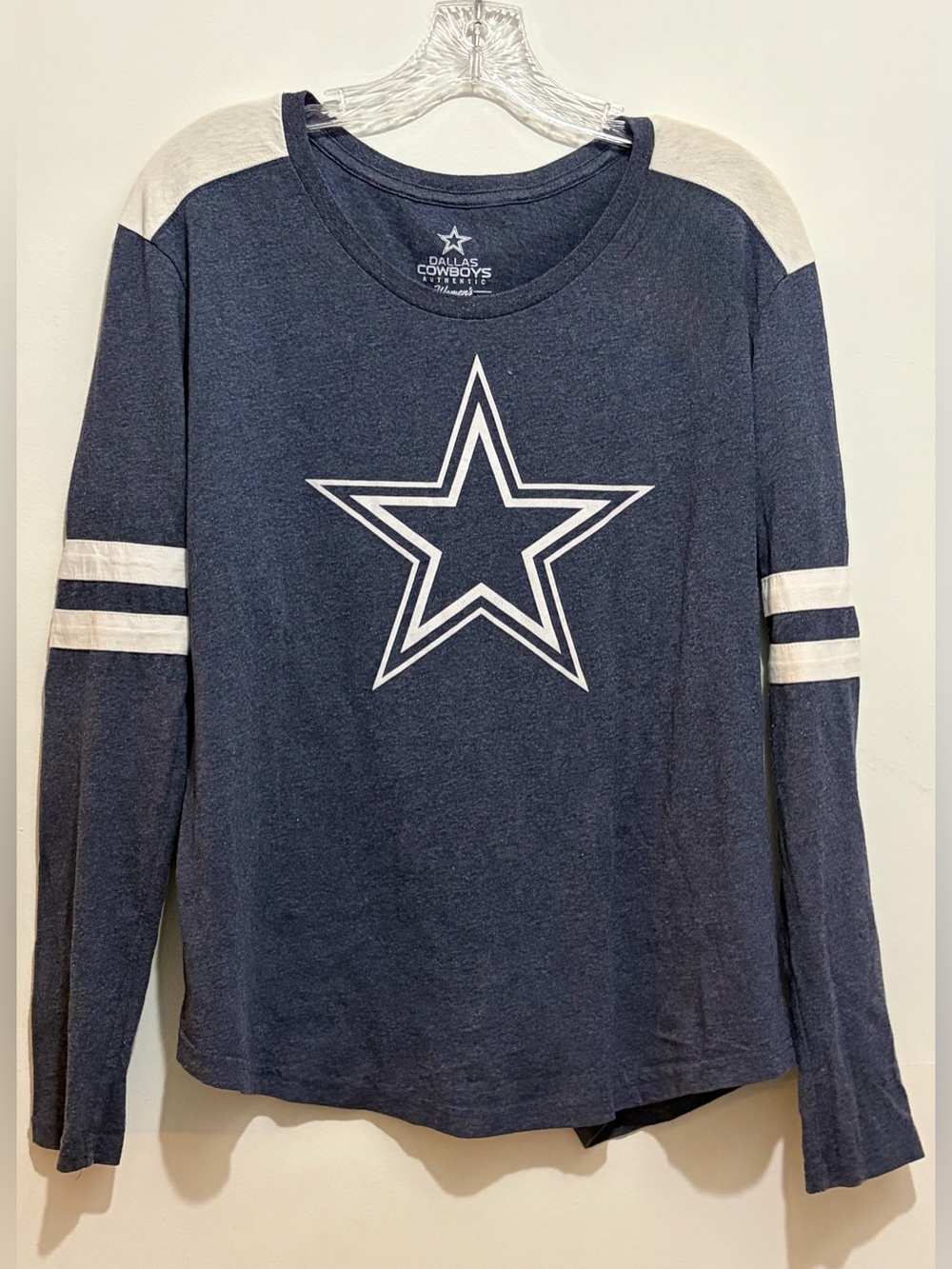 Dallas Cowboys Authentic Long Sleeve Shirt Womens Sz Medium